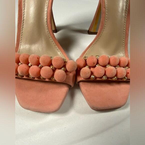 EUC Sam Edelman Women’s Luella Ankle Strap 4” Heel Sandal - Pink - Size 6 - Picture 9 of 11